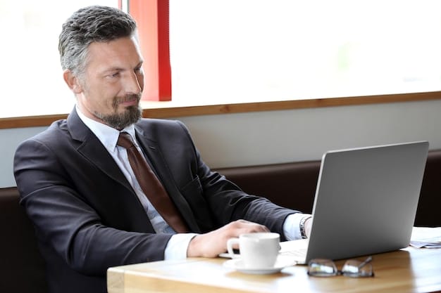 lawyer working at his desk