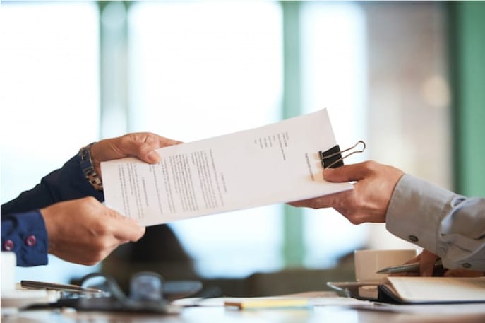 business people working with documents