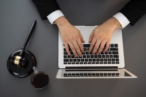 Lawyer using a legal AI tool